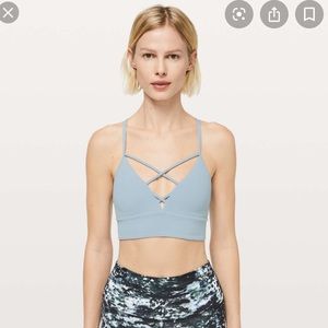Lululemon Expand Your Limits Bra - Blue - Sz 10